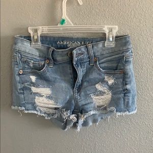 Light Blue American Eagle Outfitters Jean Shorts